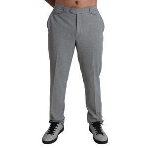 BENCIVENGA Houndstooth Trousers Classic Fit Men Gray Jeans & Pants